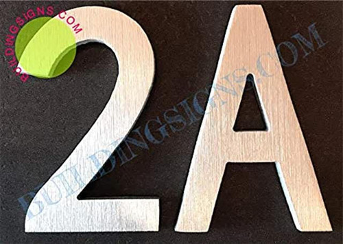 Apartment Number 2A Sign Apartment Number 2A Sign
