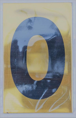 Apartment number sign 0