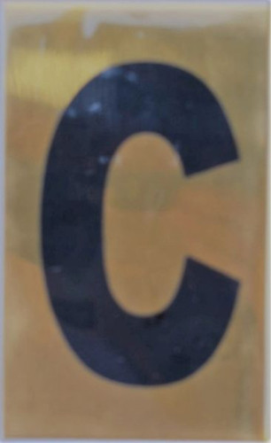Apartment number sign C