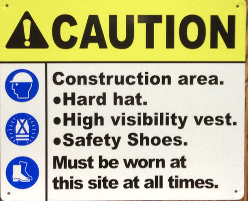 CAUTION: CONSTRUCTION AREA SIGN CONSTRUCTION PPE SIGN CAUTION: CONSTRUCTION AREA SIGN CONSTRUCTION PPE SIGN