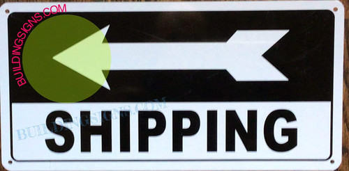 Shipping Left Arrow Signs