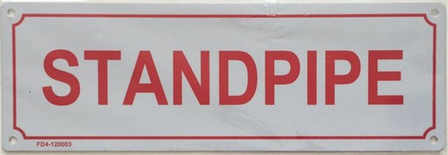 Standpipe Sign