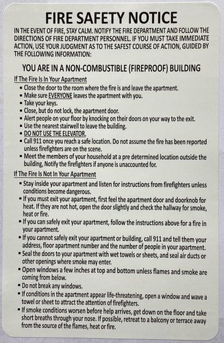 fdny fire safety notice fdny fire safety notice