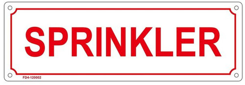 SPRINKLER SIGN SPRINKLER SIGN
