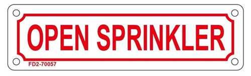 OPEN SPRINKLER SIGN