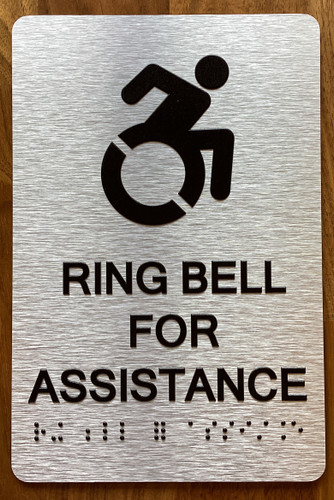 Ring Bell For Assistance Sign