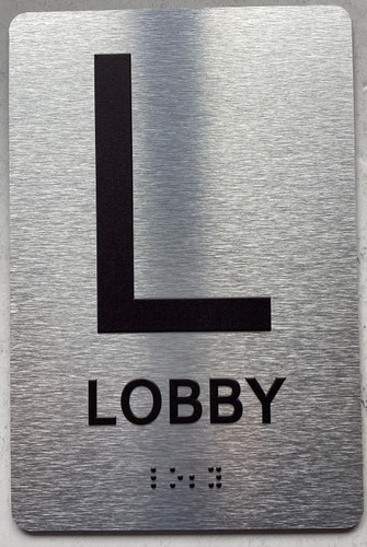 FLOOR L LOBBY Sign