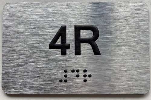 APT# 4R SILVER Sign