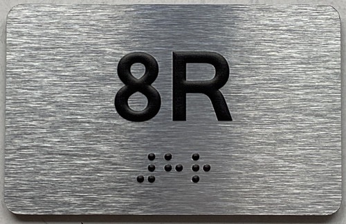 APT# 8R SILVER Sign