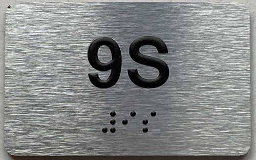 APT# 9S SILVER Sign