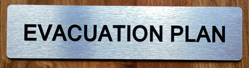 Evacuation Plan Sign