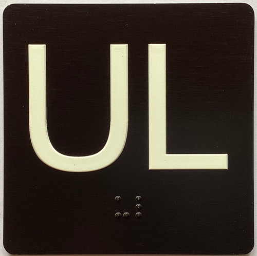 UL Sign with Raised Letters Sign