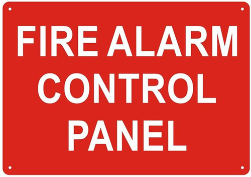 FIRE Alarm Control Panel Sign - Reflective !!!
