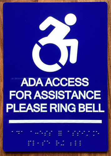 Access For Assistance Please Ring Bell Or Call With Sign