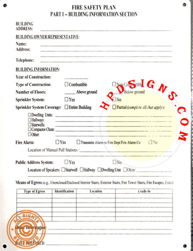 hpd fir safety plan hpd fir safety plan