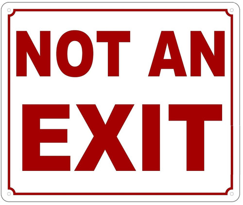 Not an Exit Sign