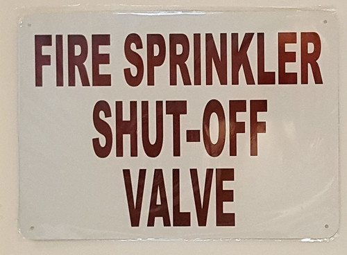 Fire Sprinkler Shut-Off Valve