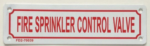 FIRE SPRINKLER VALVE -Fire Sprinkler Sign FIRE SPRINKLER VALVE -Fire Sprinkler Sign