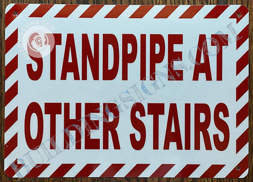 Standpipe at Other Stairs Sign