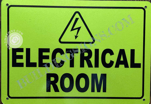Electrical Room Sign Electrical Room Sign