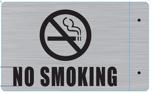 NO Smoking Projection - NO Smoking 3D Sign NO Smoking Projection - NO Smoking 3D Sign