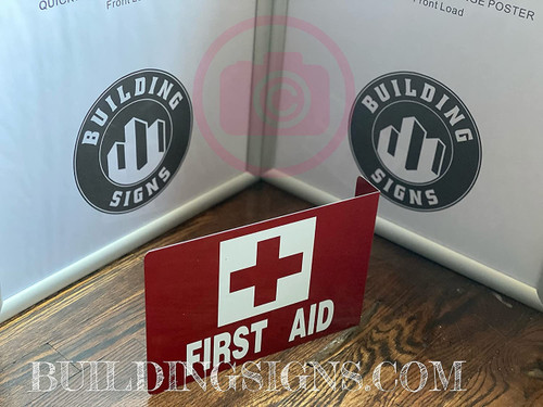 First AID Projection Sign-First AID Projection 3D Sign