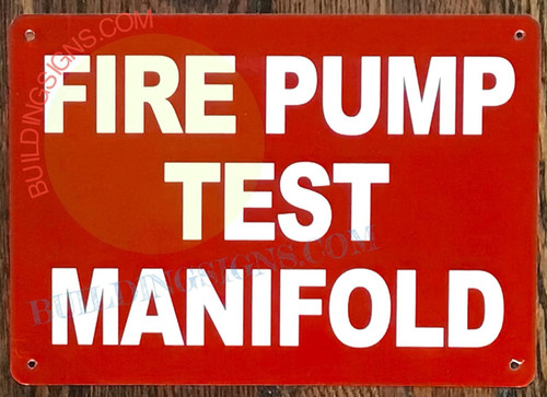 FIRE Pump Test MAINFOLD