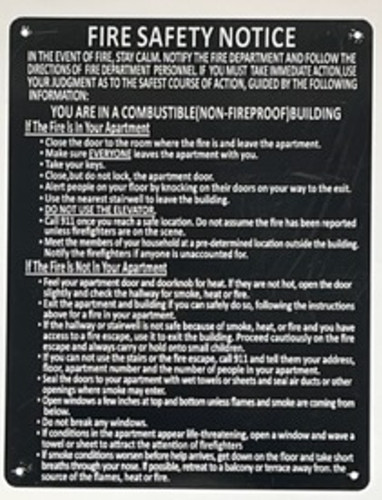 non fire proof notice non fire proof notice
