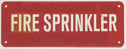 FIRE SPRINKLER SIGN FIRE SPRINKLER SIGN
