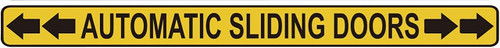 Automatic Sliding Doors STICKER SIGN