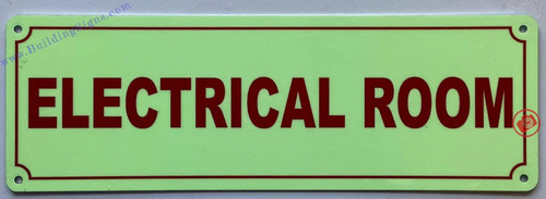 Photoluminescent ELECTRICAL ROOM SIGN/GLOW IN THE DARK ELECTRICAL ROOM SIGN Photoluminescent ELECTRICAL ROOM SIGN/GLOW IN THE DARK ELECTRICAL ROOM SIGN