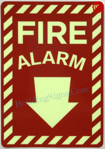 FIRE ALARM ARROW DOWN FIRE ALARM ARROW DOWN
