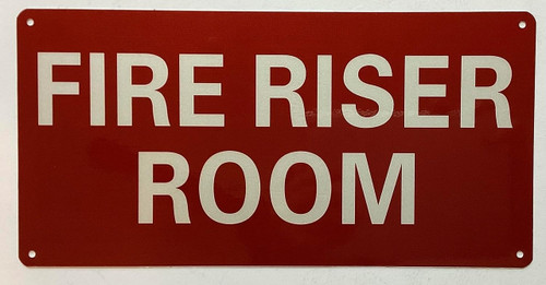 Fire Riser Room Sign, Fire Safety Sign