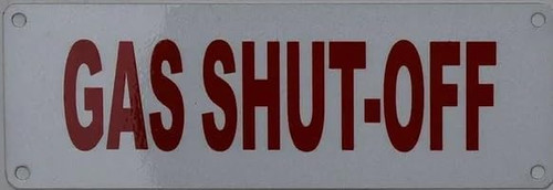 GAS SHUT-OFF GAS SHUT-OFF