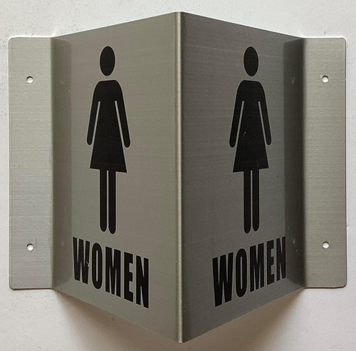 Corridor Women restroom sign-Women restroom Hallway sign Corridor Women restroom sign-Women restroom Hallway sign