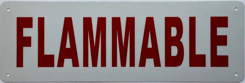 FLAMMABLE SIGN