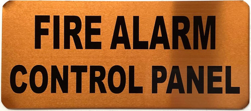 FIRE ALARM CONTROL PANEL SIGN FIRE ALARM CONTROL PANEL SIGN