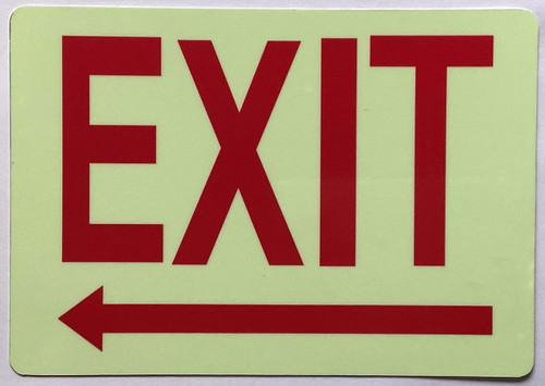 Glow-In-the-Dark Aluminium sign Glow-In-the-Dark Aluminium sign