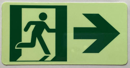 Glow-In-the-Dark Aluminium sign Glow-In-the-Dark Aluminium sign