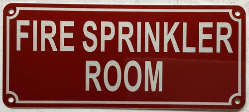 FIRE SPRINKLER ROOM SIGN