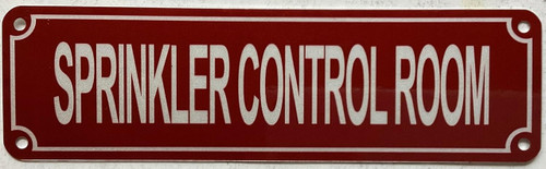 SPRINKLER CONTROL ROOM SIGN