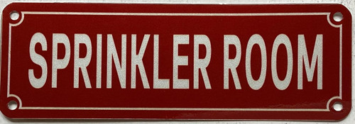 SPRINKLER ROOM SIGN