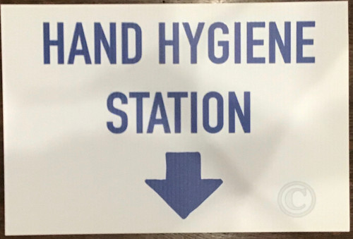 GLOW IN DARK UPWARDS AND DOWNWARDS ARROW EMERGENCY MARKING SIGN
