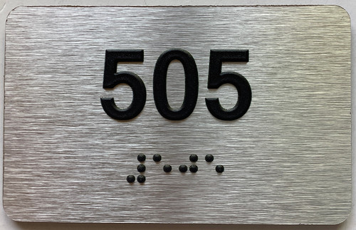 ADA APARTMENT NUMBER 505 SIGN