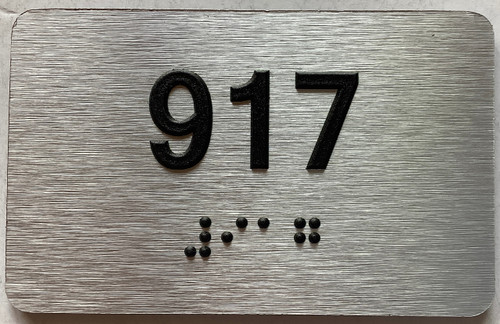 ADA APARTMENT NUMBER 917 SIGN