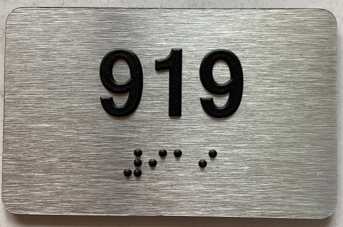 ADA APARTMENT NUMBER 919 SIGN