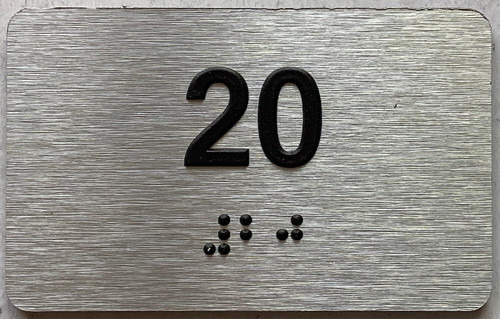 ADA APARTMENT NUMBER 20 SIGN