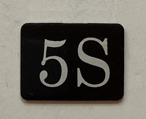 5S Floor Mailbox Number