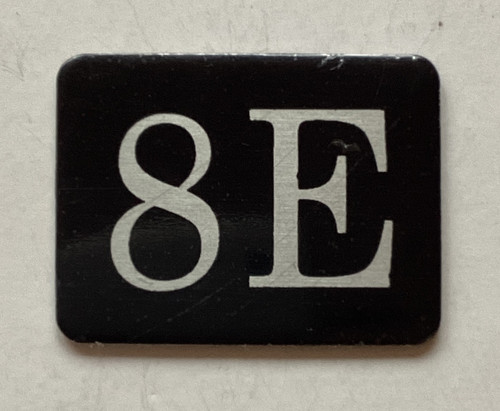 8E Floor Mailbox Number