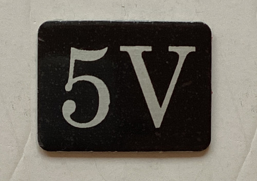 5V Floor Mailbox Number